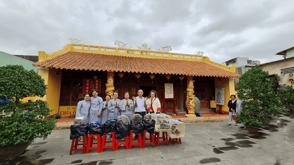 Ong Nhieu Pagoda has a simple size and architecture (Source: Nguyen Nam)